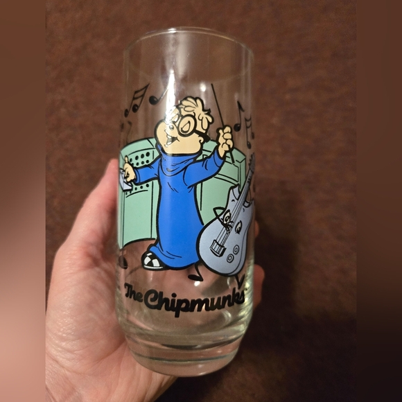 Vintage Simon Chipmunks Glass - Picture 1 of 4